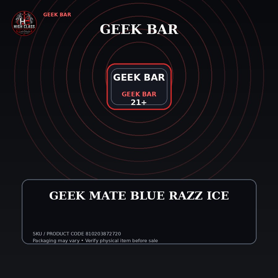 GEEK MATE BLUE RAZZ ICE product image