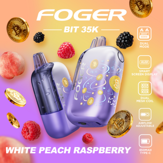 Foger Bit 35k White Peach Rasberry